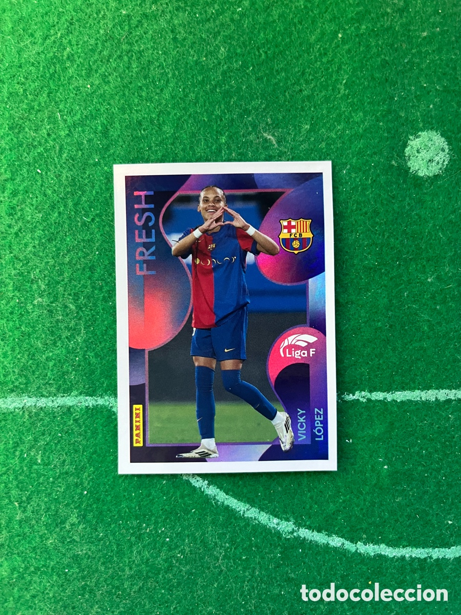 Cromos de f&uacute;tbol: 380 VICKY L&Oacute;PEZ BARCELONA LIGA F FEMENINA 2024 2025 PANINI FRESH