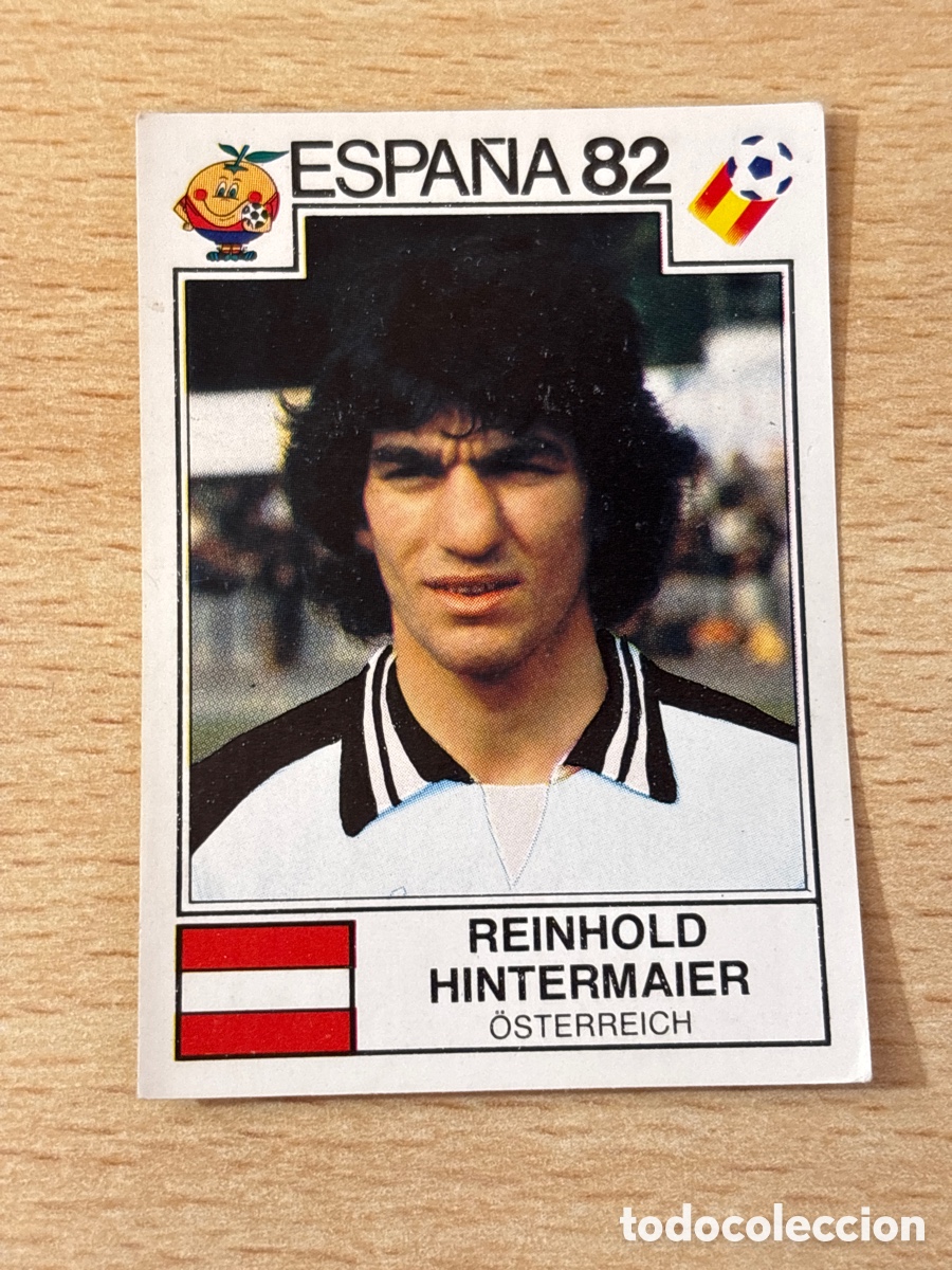 Cromos de f&uacute;tbol: # 137 Reinhold Hintermaier Austria Mundial Espa&ntilde;a 82 sin pegar Panini