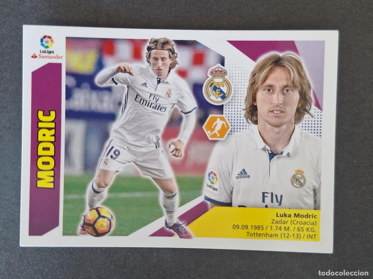 Cromos de f&uacute;tbol: MODRIC REAL MADRID LIGA ESTE 2017 2018 17 18 NUNCA PEGADO SIN PEGAR