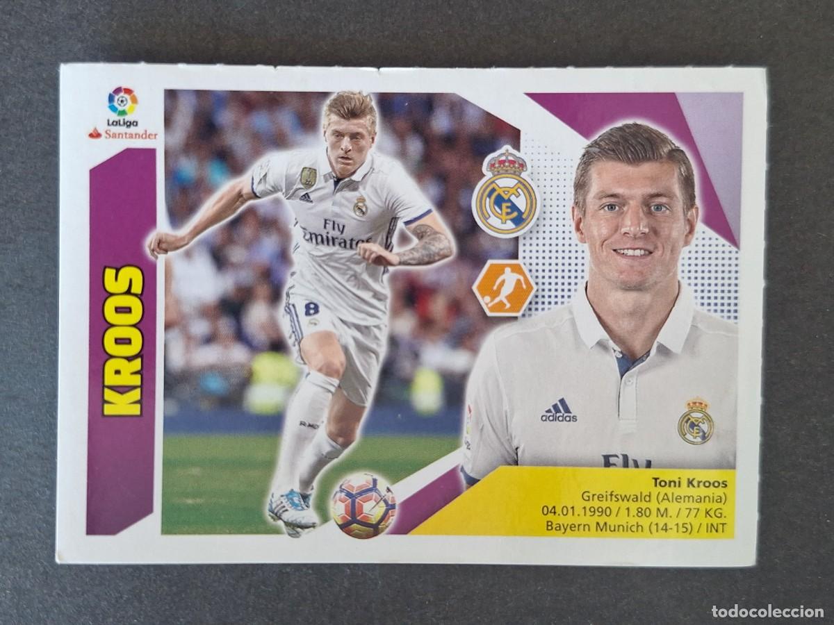 Cromos de f&uacute;tbol: KROOS REAL MADRID LIGA ESTE 2017 2018 17 18 NUNCA PEGADO SIN PEGAR
