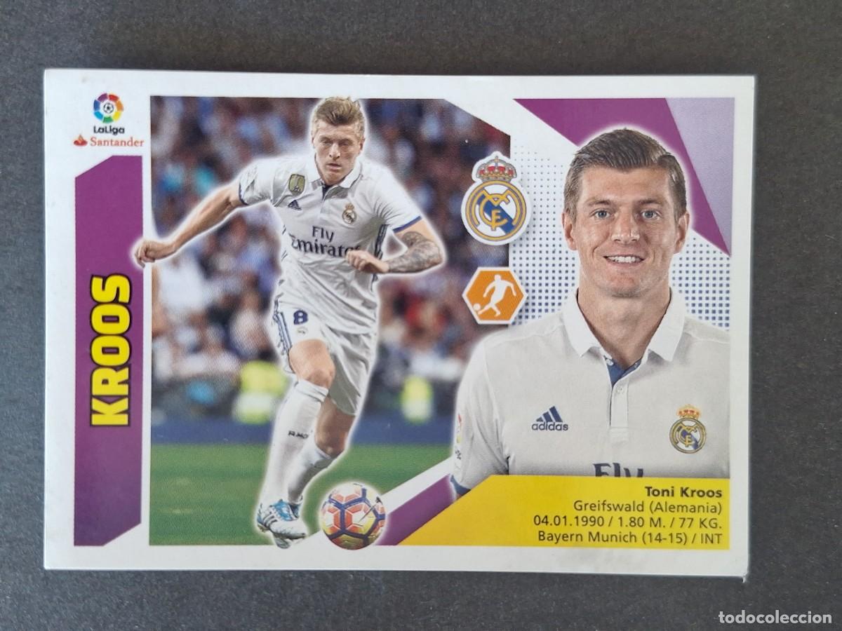 Cromos de f&uacute;tbol: KROOS REAL MADRID LIGA ESTE 2017 2018 17 18 NUNCA PEGADO SIN PEGAR