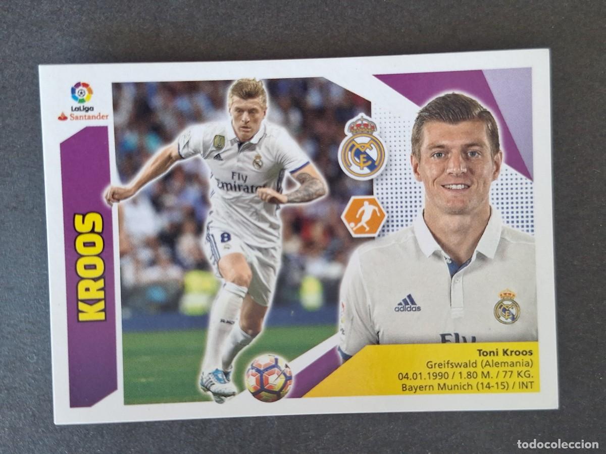 Cromos de f&uacute;tbol: KROOS REAL MADRID LIGA ESTE 2017 2018 17 18 NUNCA PEGADO SIN PEGAR