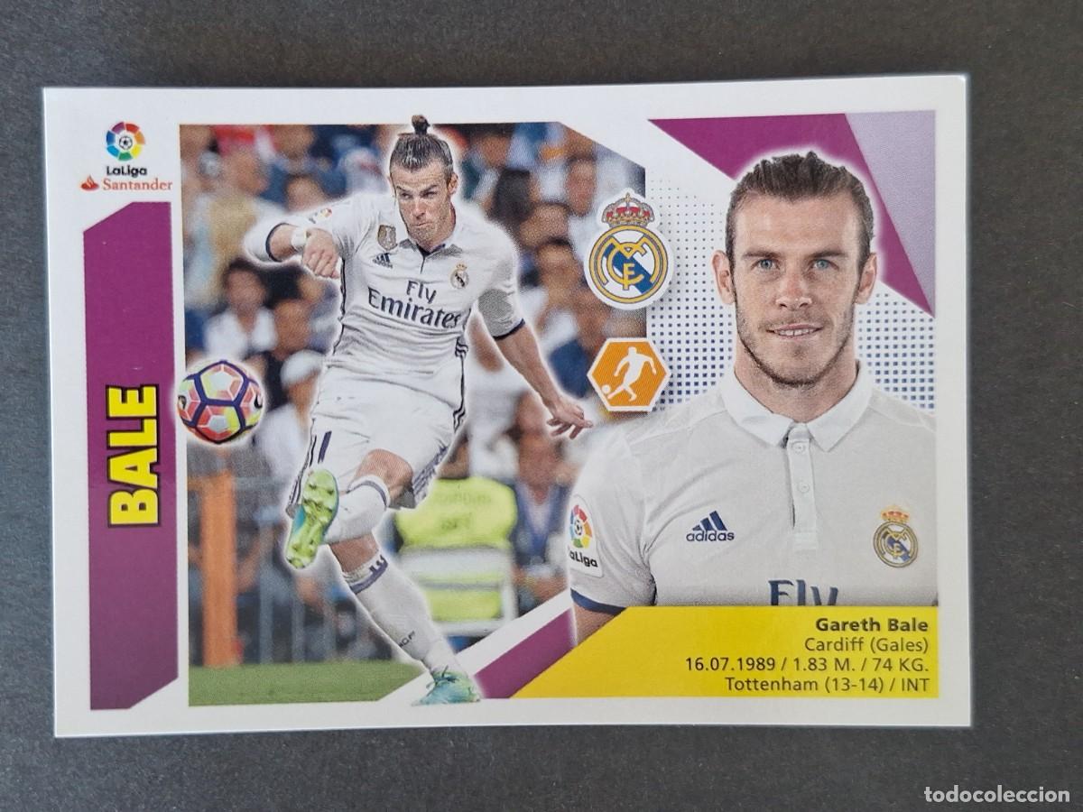 Fu&szlig;ball-Sticker: BALE REAL MADRID LIGA ESTE 2017 2018 17 18 NUNCA PEGADO SIN PEGAR