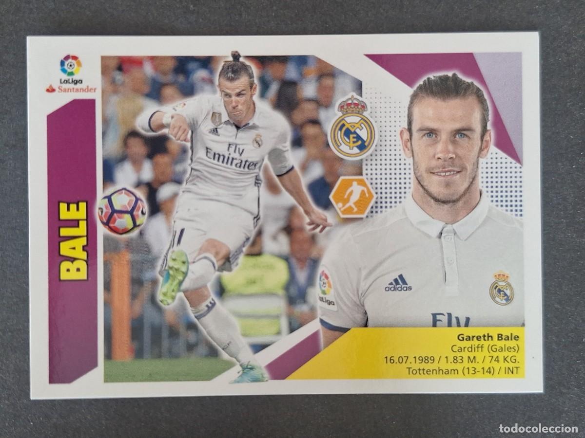 Fu&szlig;ball-Sticker: BALE REAL MADRID LIGA ESTE 2017 2018 17 18 NUNCA PEGADO SIN PEGAR