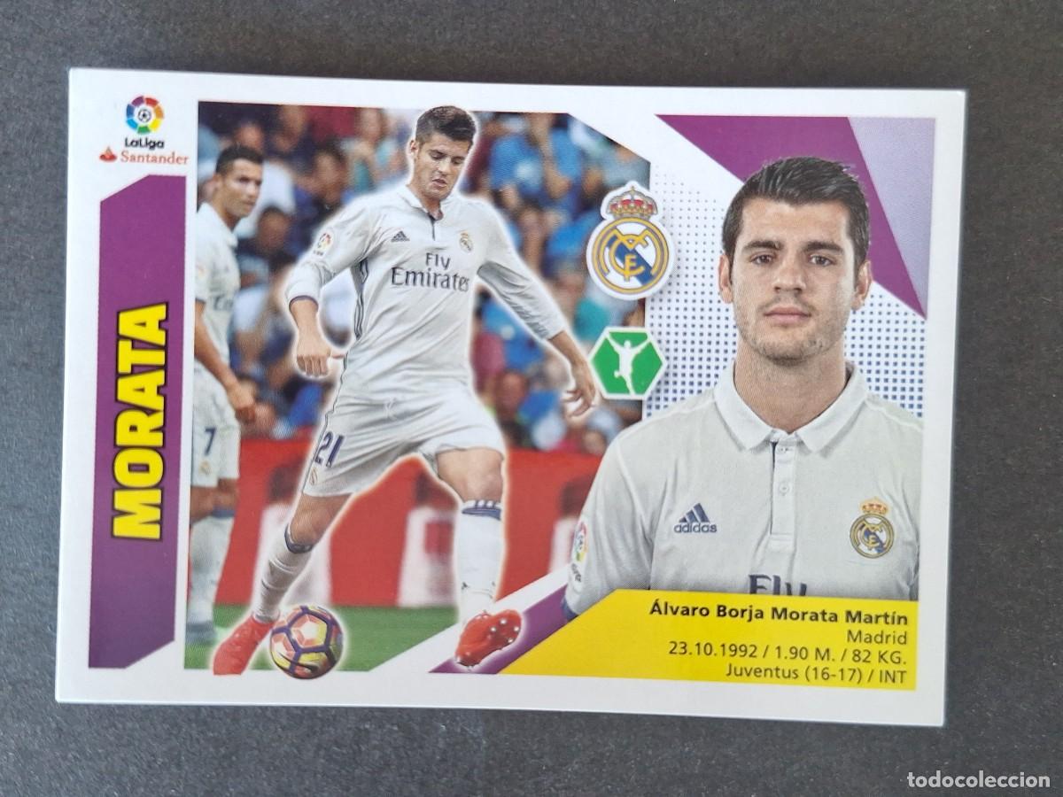 Football Stickers: MORATA REAL MADRID LIGA ESTE 2017 2018 17 18 NUNCA PEGADO SIN PEGAR