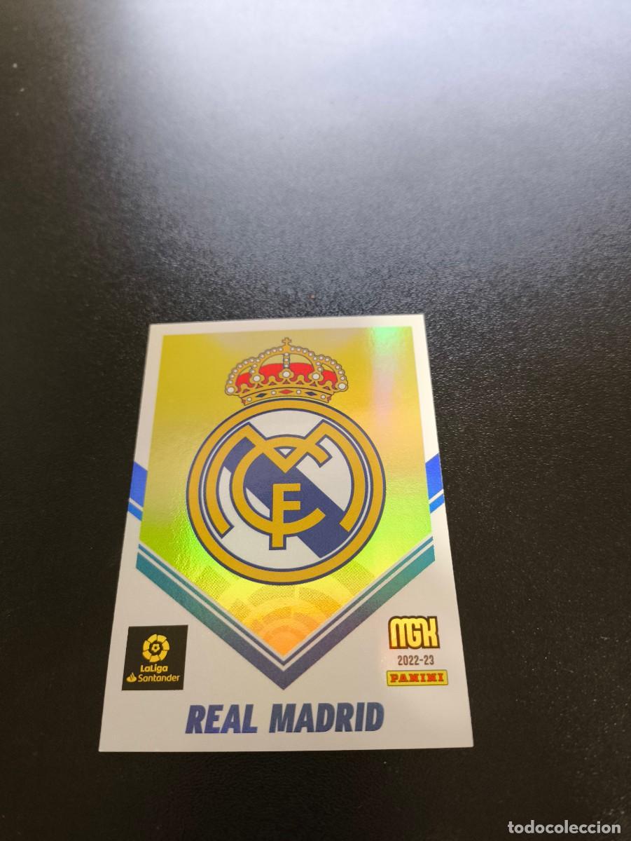 Fu&szlig;ball-Sticker: 208 Escudo REAL MADRID PANINI LIGA MEGACRACKS MGK 2022 2023 22 23 NO ESTE ADRENALYN