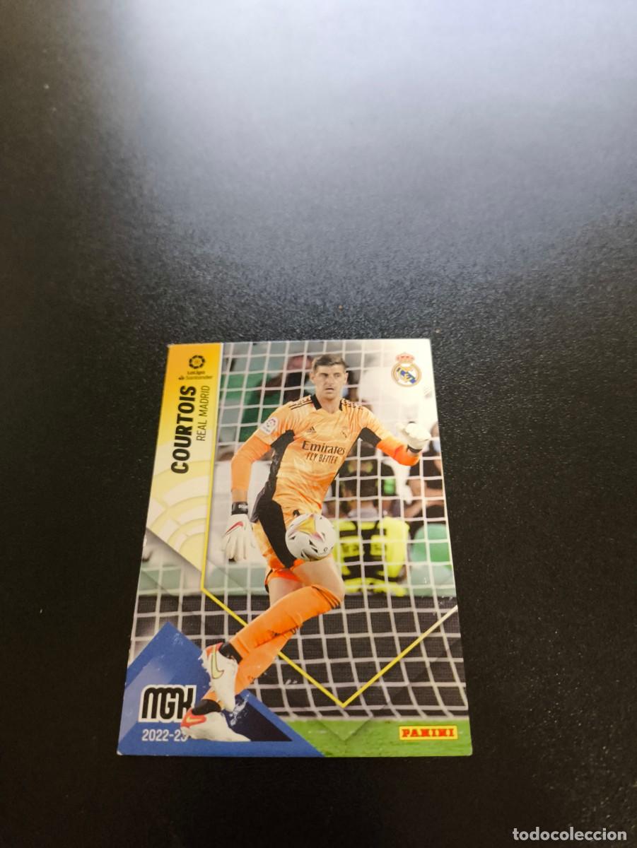 Cromos de f&uacute;tbol: 209 Courtois REAL MADRID PANINI LIGA MEGACRACKS MGK 2022 2023 22 23 NO ESTE ADRENALYN