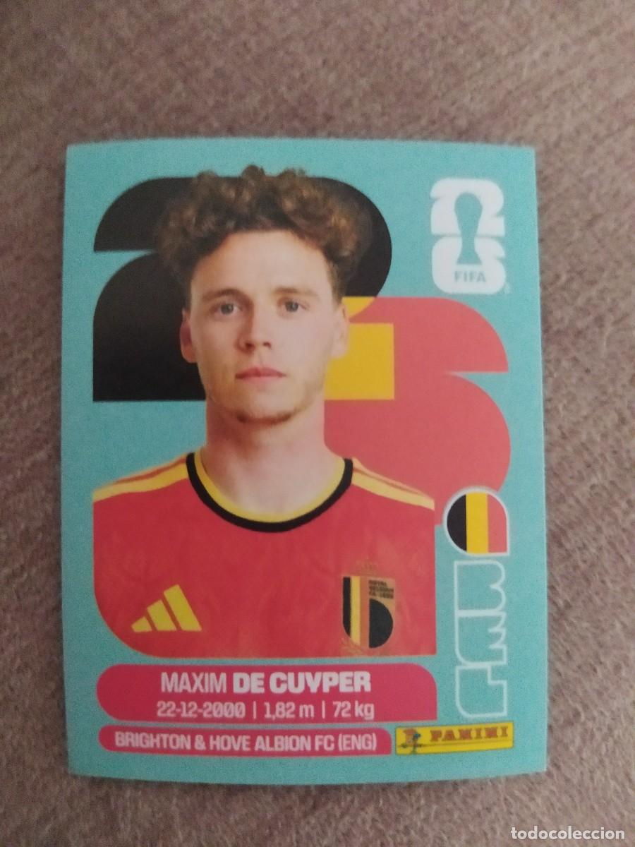 Cromos de f&uacute;tbol: BEL 07 Maxim DE CUYPER 7 B&eacute;lgica mundial 2026 panini