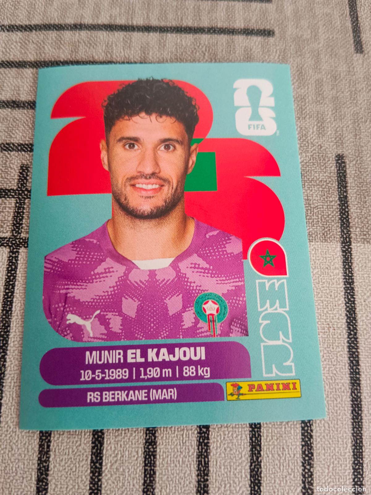 Football Stickers: MUNDIAL 2026 ESTADOS UNIDOS USA MEXICO MEJICO CANADA MAR 3 MAR3 MUNIR EL KAJOUI MARRUECOS FIFA