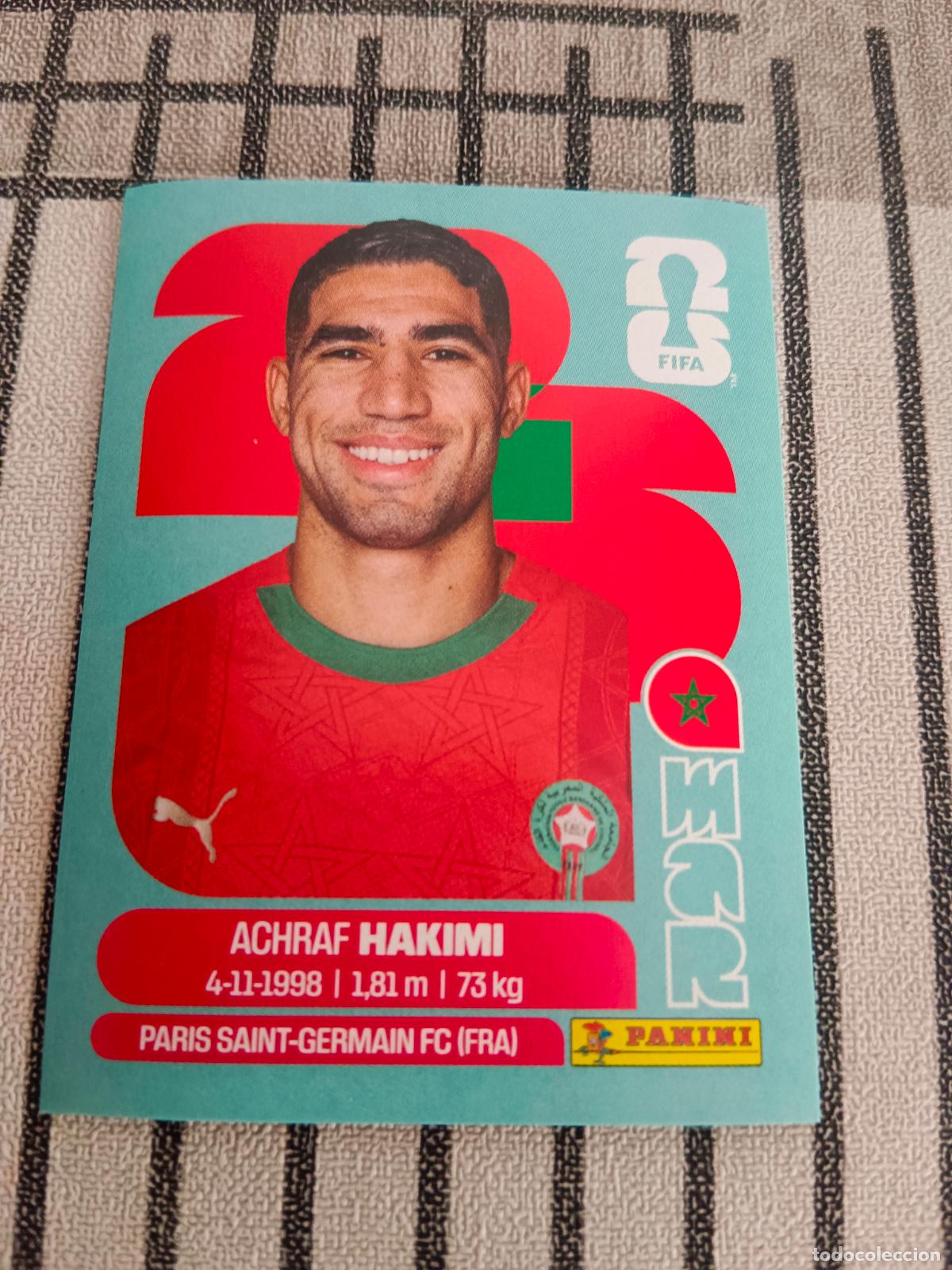 Football Stickers: MUNDIAL 2026 ESTADOS UNIDOS USA MEXICO MEJICO CANADA MAR 4 MAR4 ACHRAF HAKIMI MARRUECOS FIFA