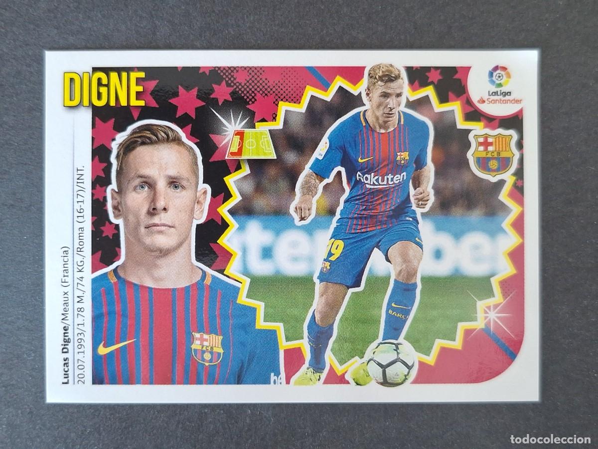 Fu&szlig;ball-Sticker: DIGNE F. C. BARCELONA LIGA ESTE 2018 2019 18 19 NUNCA PEGADO SIN PEGAR