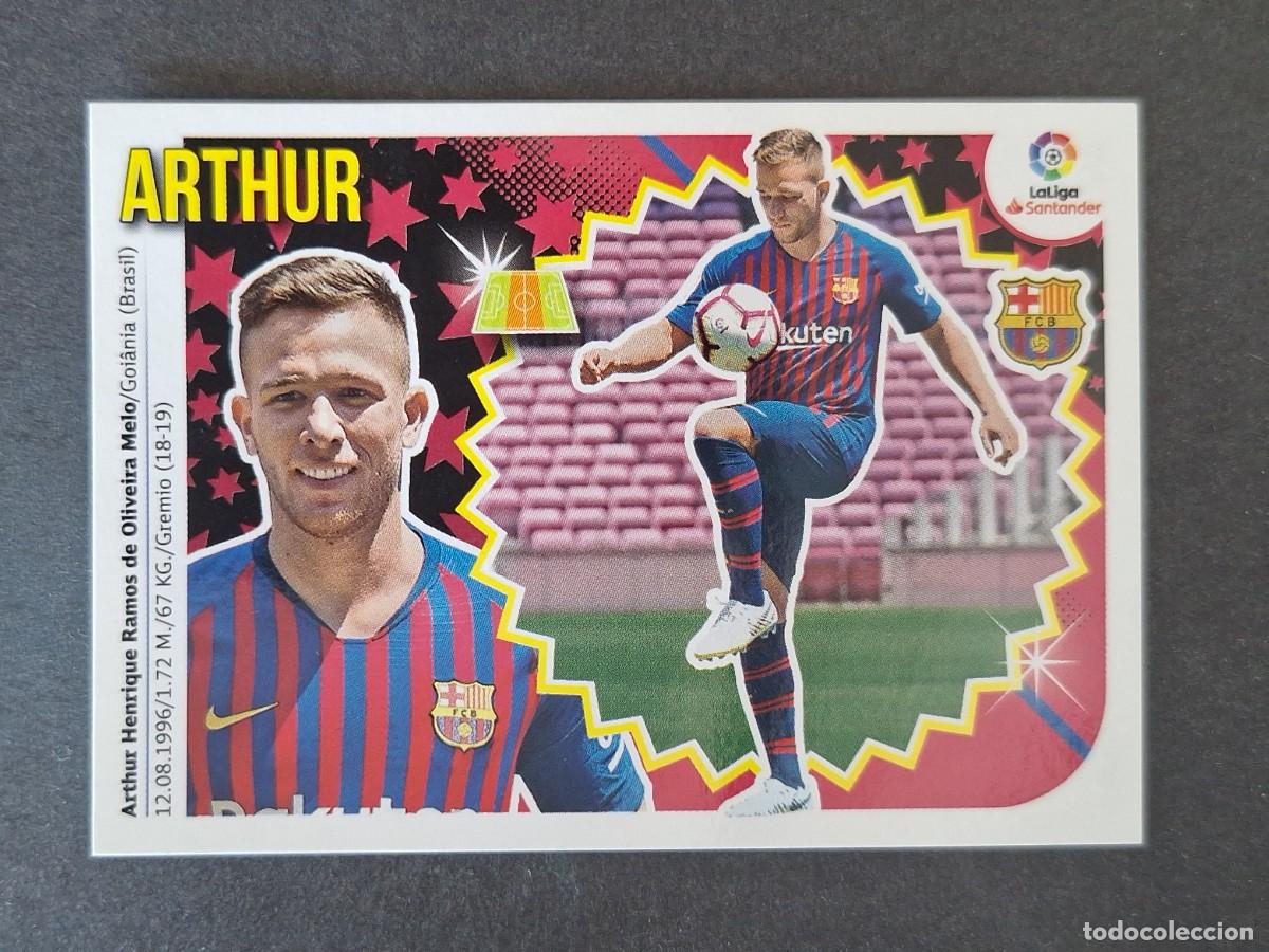 Figurine di Calcio: ARTHUR F. C. BARCELONA LIGA ESTE 2018 2019 18 19 NUNCA PEGADO SIN PEGAR