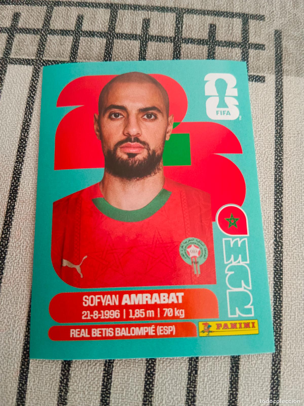 Figurine di Calcio: MUNDIAL 2026 ESTADOS UNIDOS USA MEXICO MEJICO CANADA MAR 10 MAR10 SOFYAN AMRABAT MARRUECOS FIFA