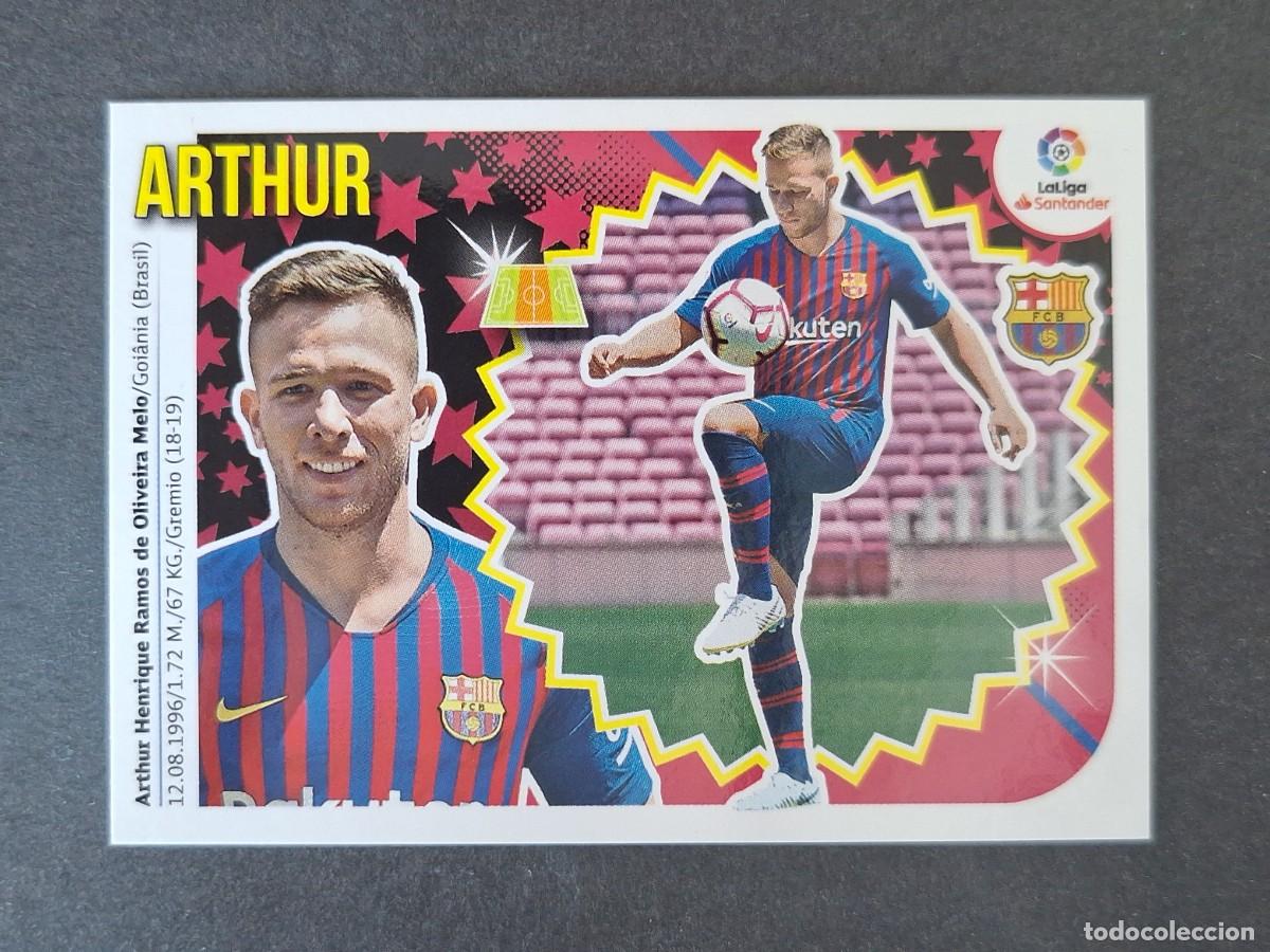 Figurine di Calcio: ARTHUR F. C. BARCELONA LIGA ESTE 2018 2019 18 19 NUNCA PEGADO SIN PEGAR