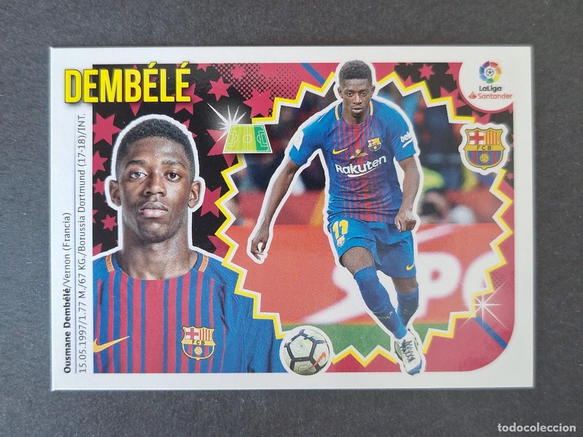 Figurine di Calcio: DEMBELE F. C. BARCELONA LIGA ESTE 2018 2019 18 19 NUNCA PEGADO SIN PEGAR