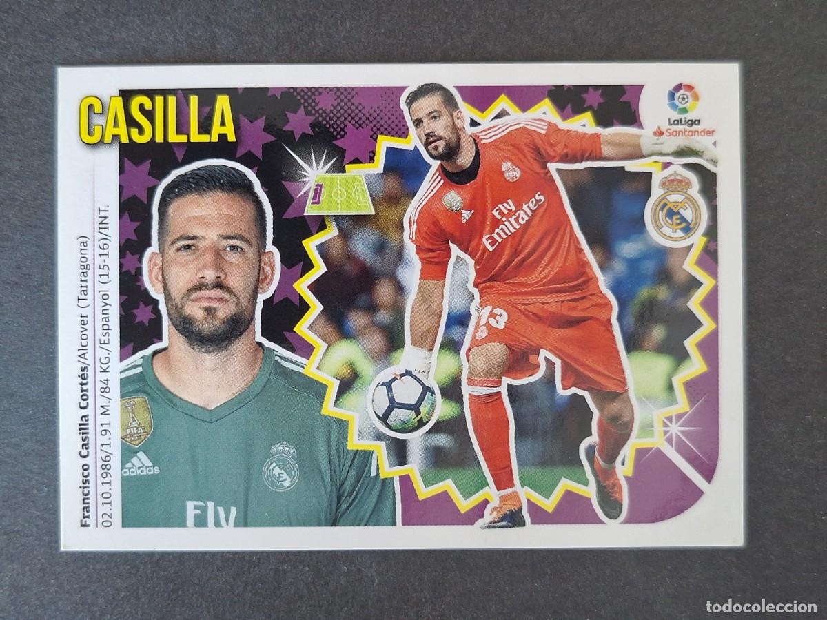 Cromos de Futebol: CASILLA REAL MADRID LIGA ESTE 2018 2019 18 19 NUNCA PEGADO SIN PEGAR