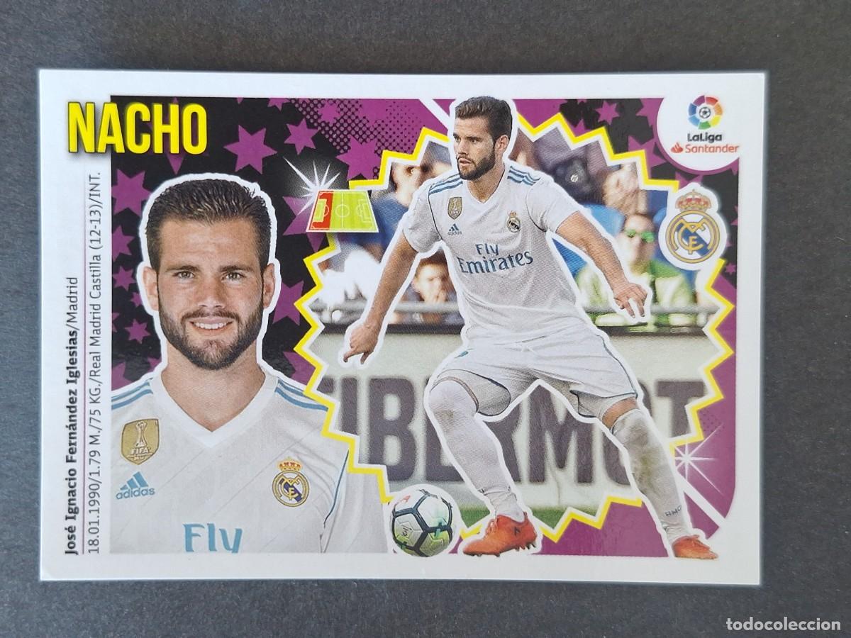 Football Stickers: NACHO REAL MADRID LIGA ESTE 2018 2019 18 19 NUNCA PEGADO SIN PEGAR