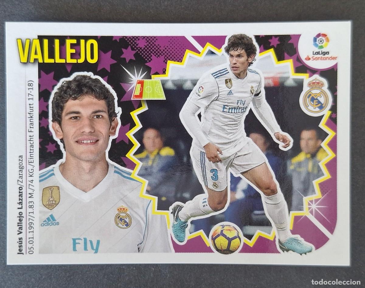 Football Stickers: VALLEJO REAL MADRID LIGA ESTE 2018 2019 18 19 NUNCA PEGADO SIN PEGAR