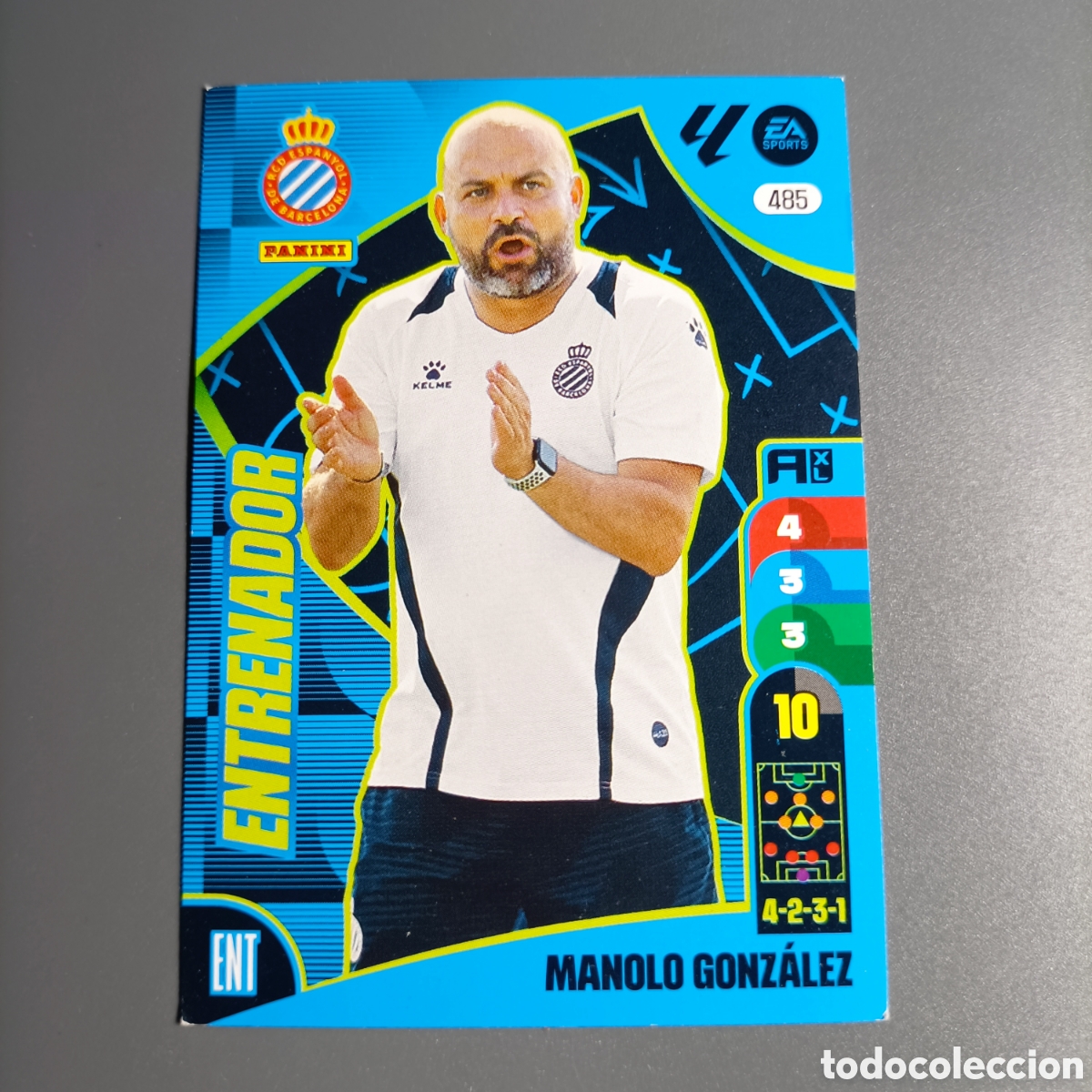 Football Stickers: ADRENALYN. LIGA 2024-2025 (ESPANYOL) №485 MANOLO GONZ&Aacute;LEZ