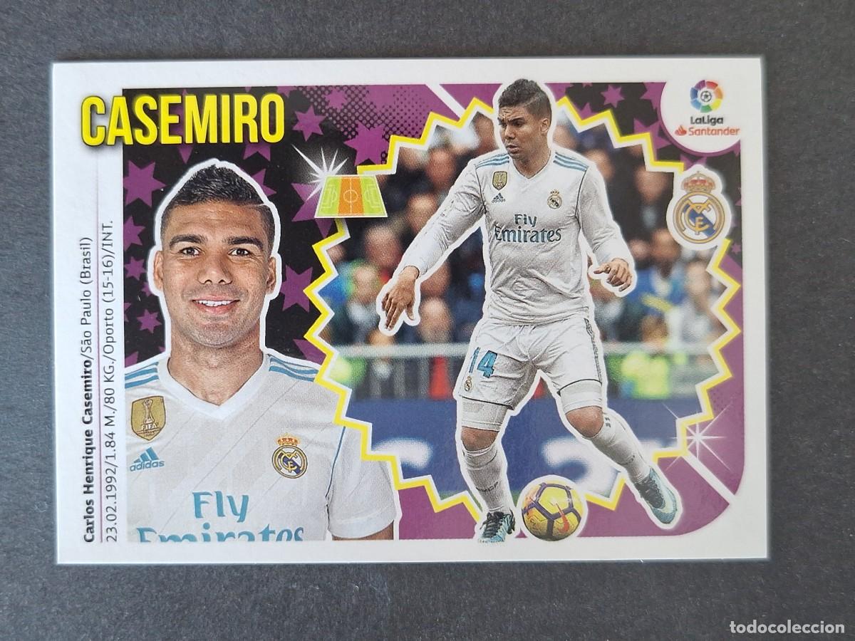 Football Stickers: CASEMIRO REAL MADRID LIGA ESTE 2018 2019 18 19 NUNCA PEGADO SIN PEGAR