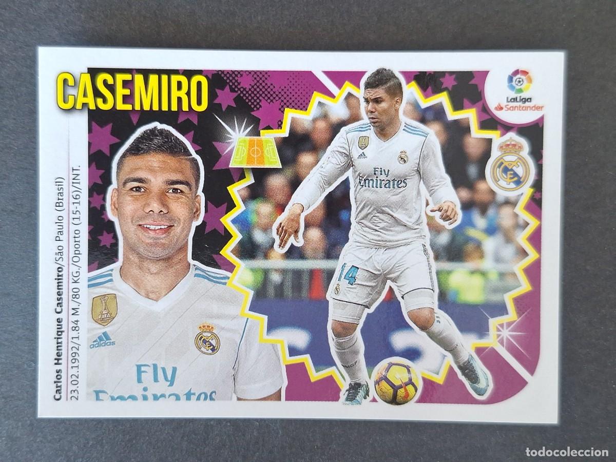 Football Stickers: CASEMIRO REAL MADRID LIGA ESTE 2018 2019 18 19 NUNCA PEGADO SIN PEGAR