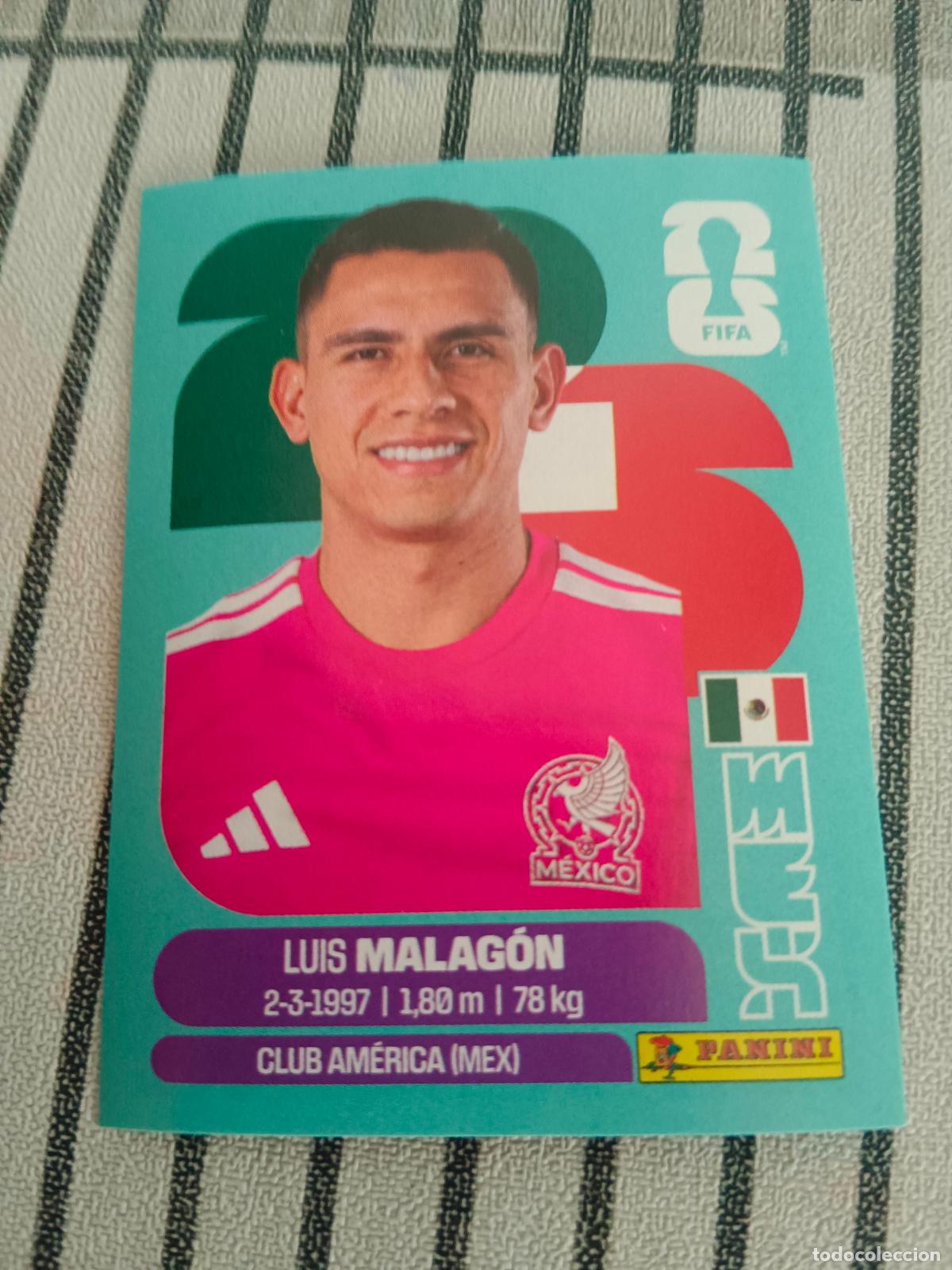 Football Stickers: MUNDIAL 2026 ESTADOS UNIDOS USA MEXICO MEJICO CANADA MEX 2 MEX2 LUIS MALAGON MEXICO FIFA