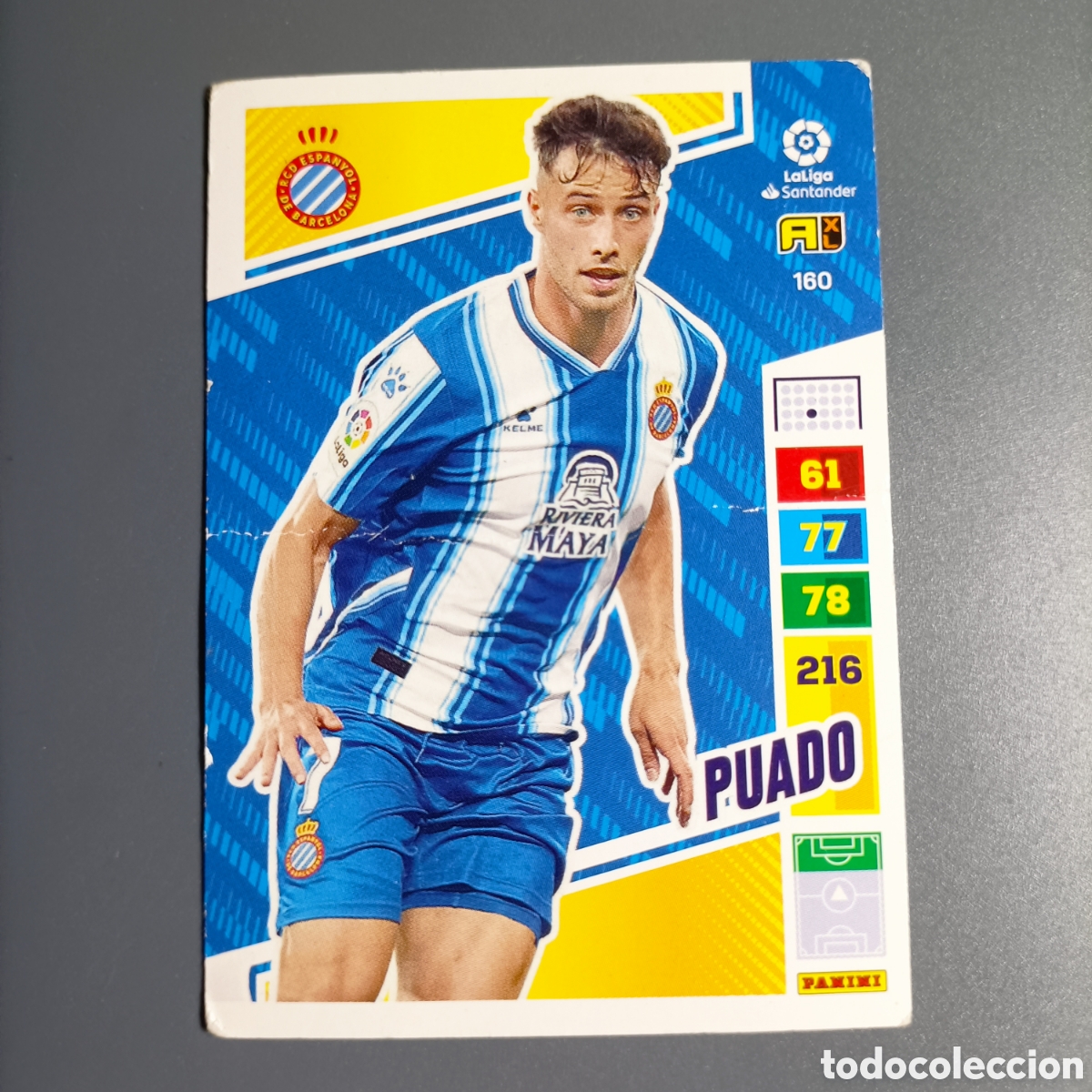 Football Stickers: ADRENALYN. LIGA 2022-2023 (ESPANYOL) №160 PUADO