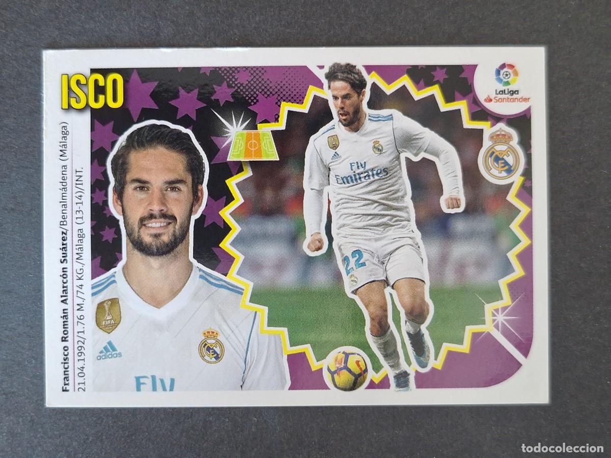 Football Stickers: ISCO REAL MADRID LIGA ESTE 2018 2019 18 19 NUNCA PEGADO SIN PEGAR