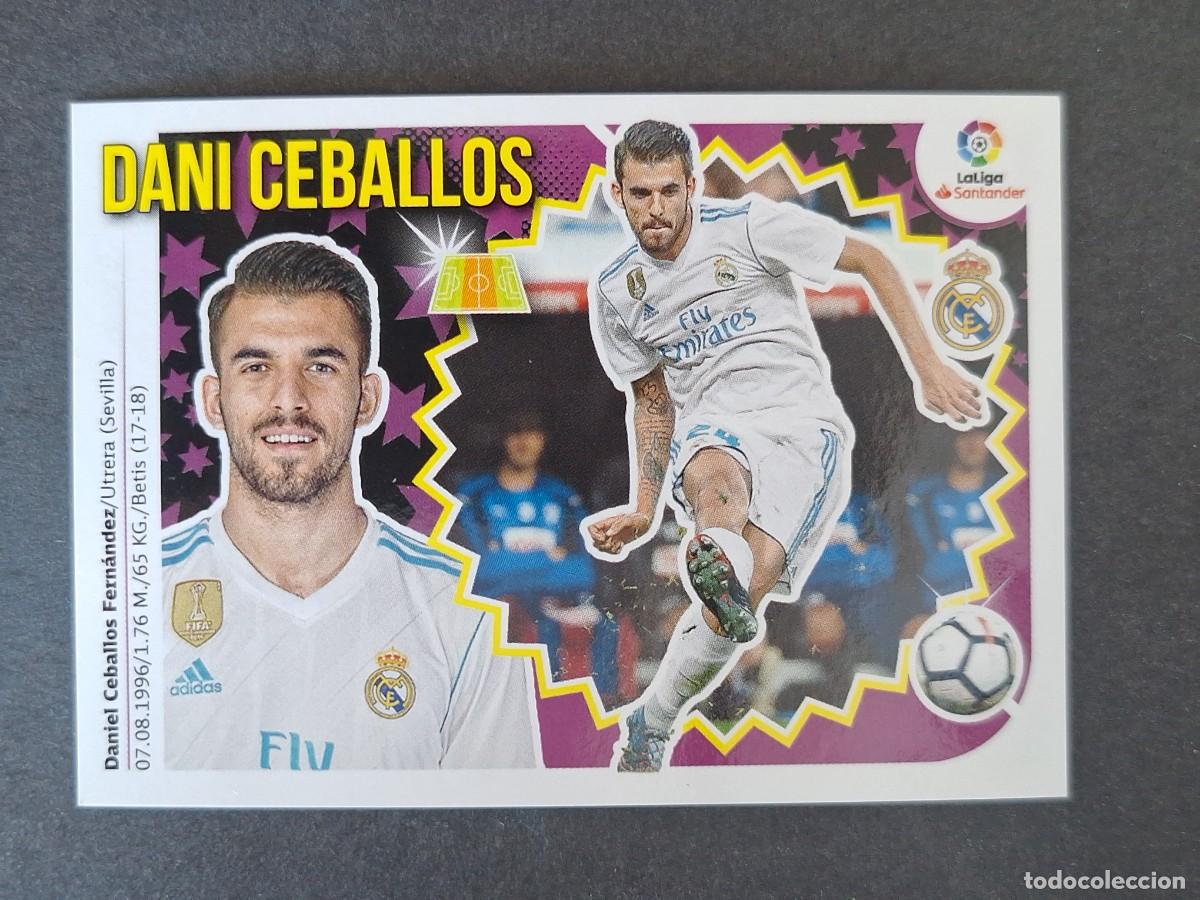 Figurine di Calcio: DANI CEBALLOS REAL MADRID LIGA ESTE 2018 2019 18 19 NUNCA PEGADO SIN PEGAR