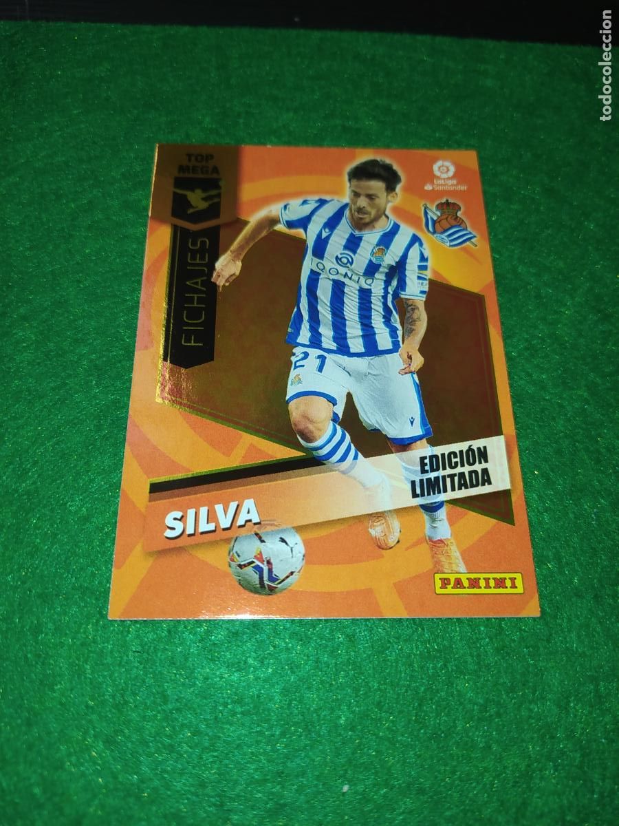 Cromos de f&uacute;tbol: EDICION LIMITADA MGK 2020 2021 TOP MEGA FICHAJES SILVA REAL SOCIEDAD