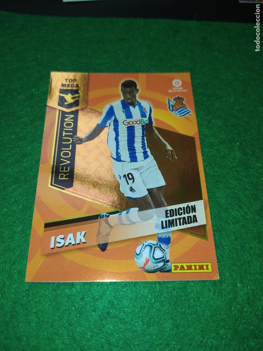 Cromos de f&uacute;tbol: EDICION LIMITADA MGK 2020 2021 TOP MEGA REVOLUTION ISAK REAL SOCIEDAD