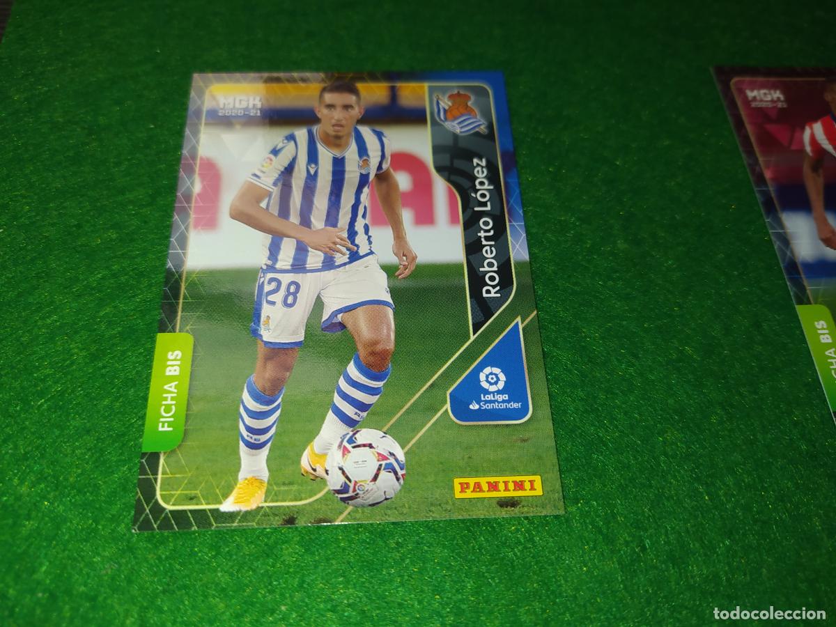 Cromos de f&uacute;tbol: EDICION LIMITADA MGK 2020 2021 FICHA BIS ROBERTO LOPEZ REAL SOCIEDAD
