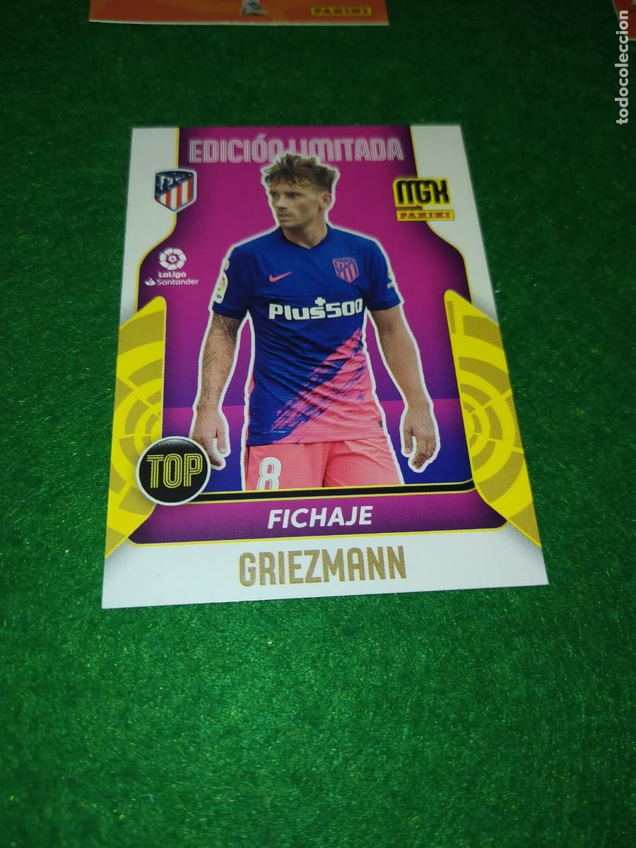 Cromos de f&uacute;tbol: EDICION LIMITADA MGK 2021 2022 TOP FICHAJE GRIEZMANN ATLETICO DE MADRID