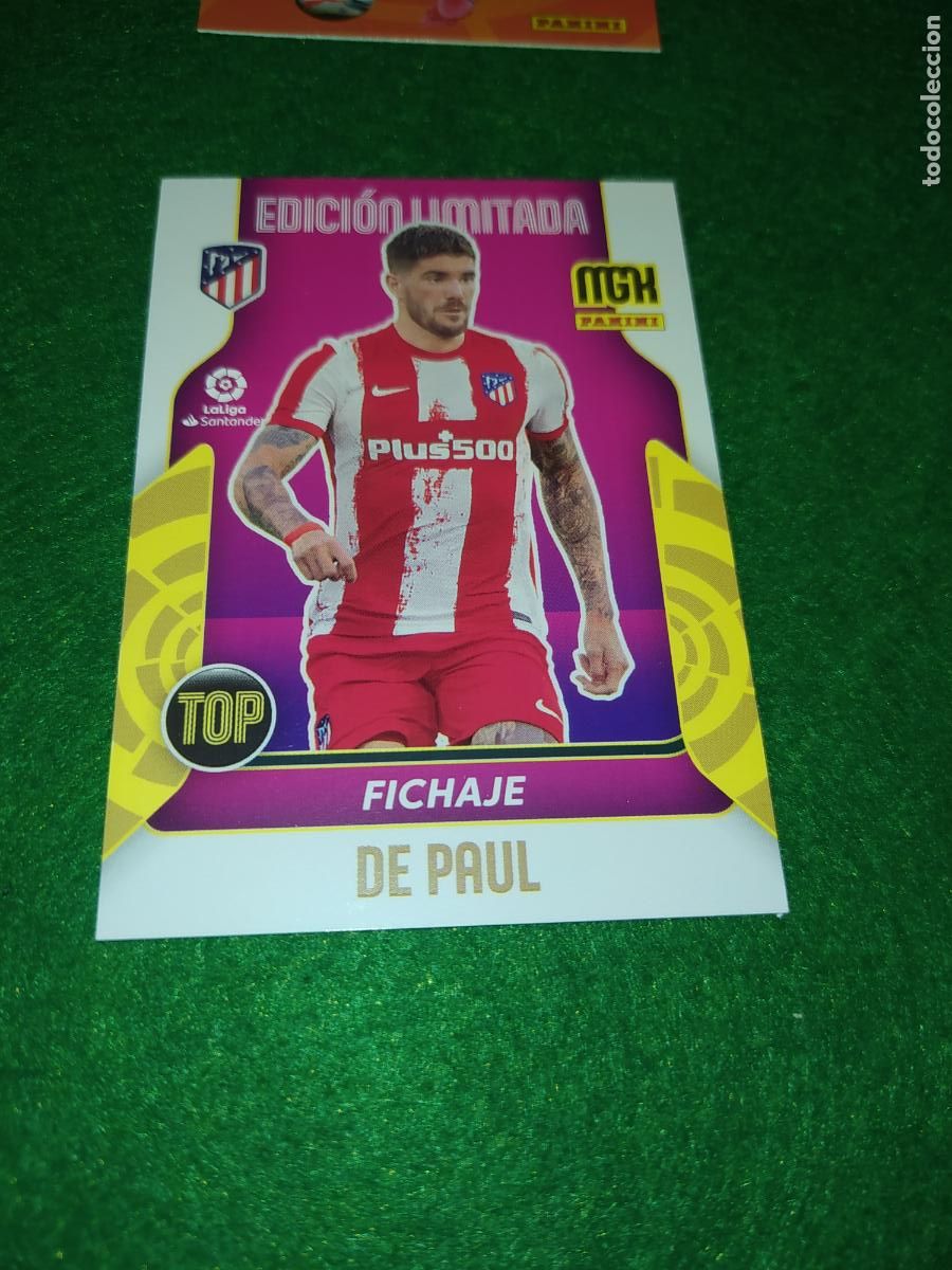 Cromos de f&uacute;tbol: EDICION LIMITADA MGK 2021 2022 TOP FICHAJE DE PAUL ATLETICO DE MADRID