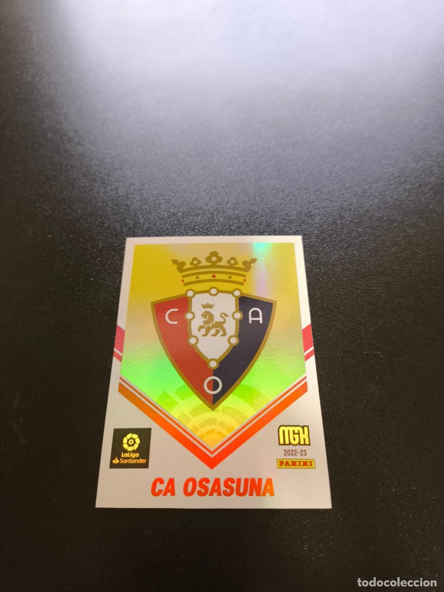 Cromos de f&uacute;tbol: 244 Escudo OSASUNA PANINI LIGA MEGACRACKS MGK 2022 2023 22 23 NO ESTE ADRENALYN