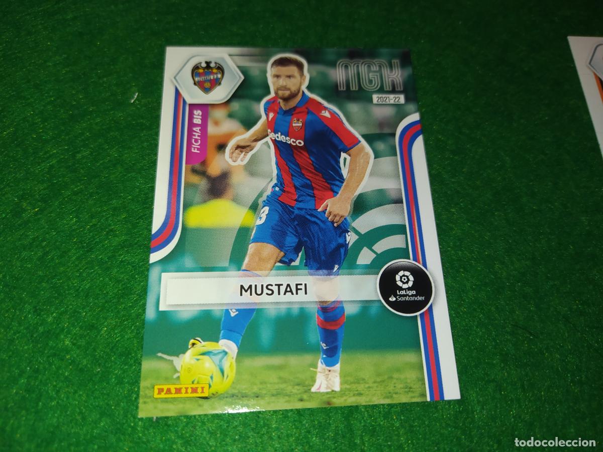 Cromos de f&uacute;tbol: EDICION LIMITADA MGK 2021 2022 FICHA BIS MUSTAFI LEVANTE