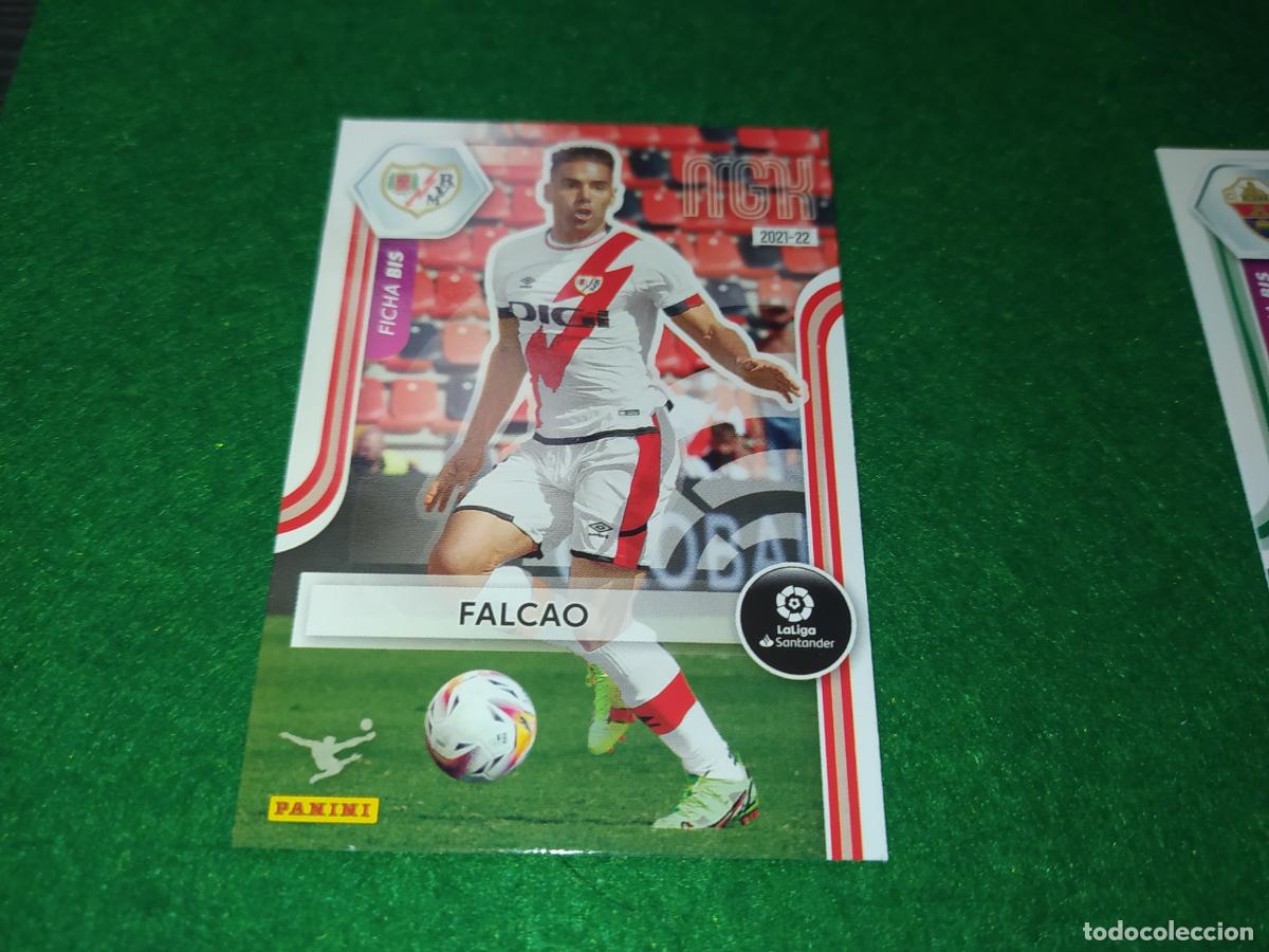 Cromos de f&uacute;tbol: EDICION LIMITADA MGK 2021 2022 FICHA BIS FALCAO RAYO VALLECANO