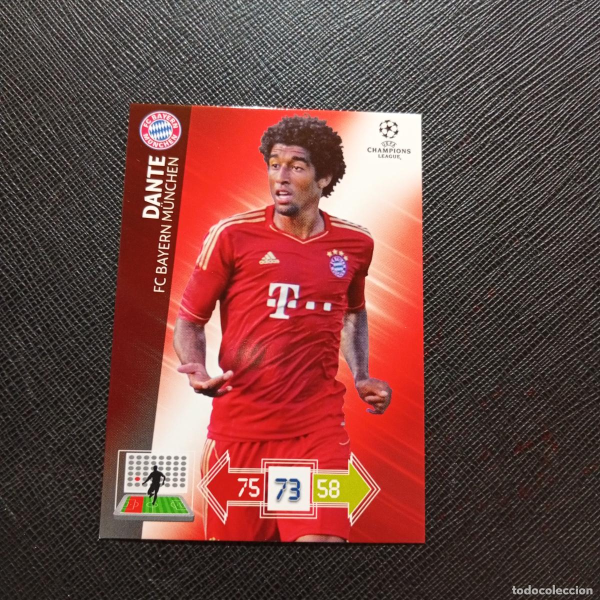 Cromos de f&uacute;tbol: DANTE BAYERN MUNICH ADRENALYN CHAMPIONS LEAGUE 2012 2013 FUTBOL 12 13 - A187 PG181
