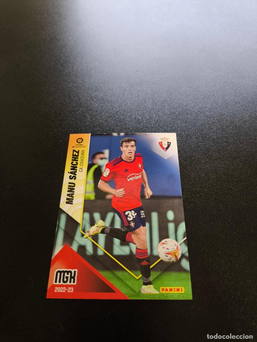 Cromos de f&uacute;tbol: 252 Manu S&aacute;nchez OSASUNA PANINI LIGA MEGACRACKS MGK 2022 2023 22 23 NO ESTE ADRENALYN