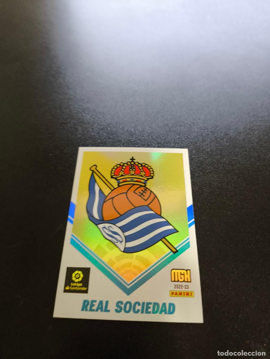 Cromos de f&uacute;tbol: 280 Escudo REAL SOCIEDAD PANINI LIGA MEGACRACKS MGK 2022 2023 22 23 NO ESTE ADRENALYN