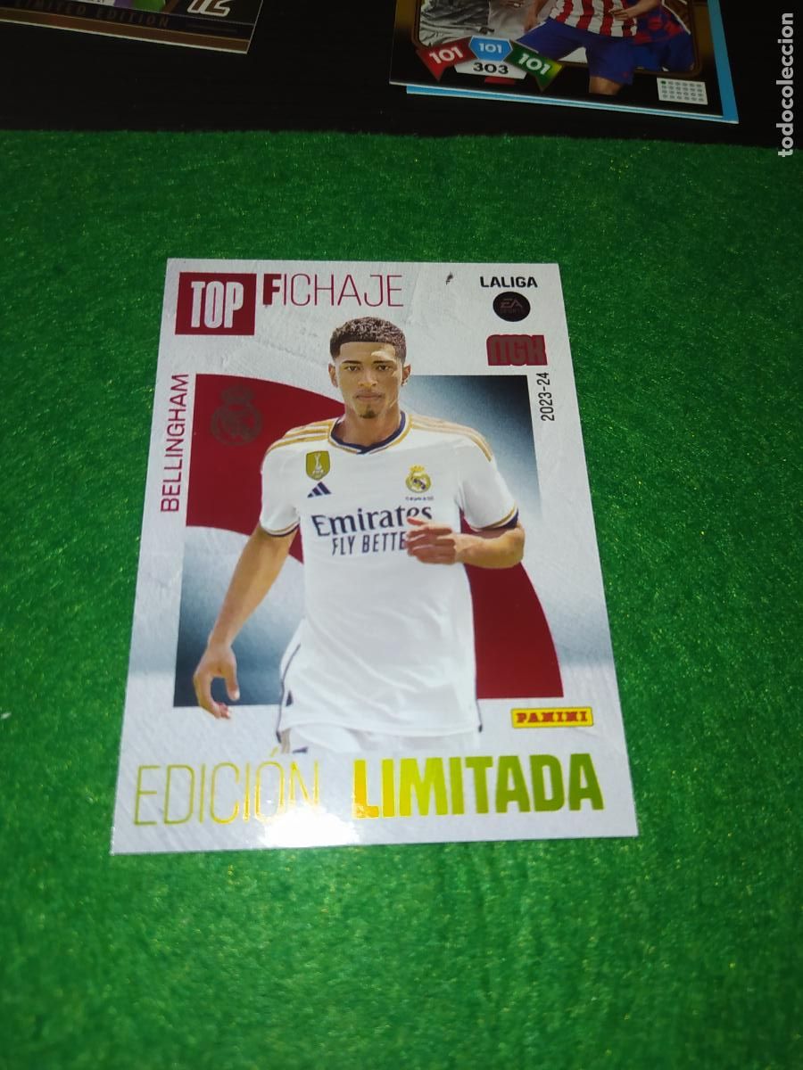 Cromos de f&uacute;tbol: EDICION LIMITADA MGK 2023 2024 TOP FICHAJE BELLINGHAM REAL MADRID