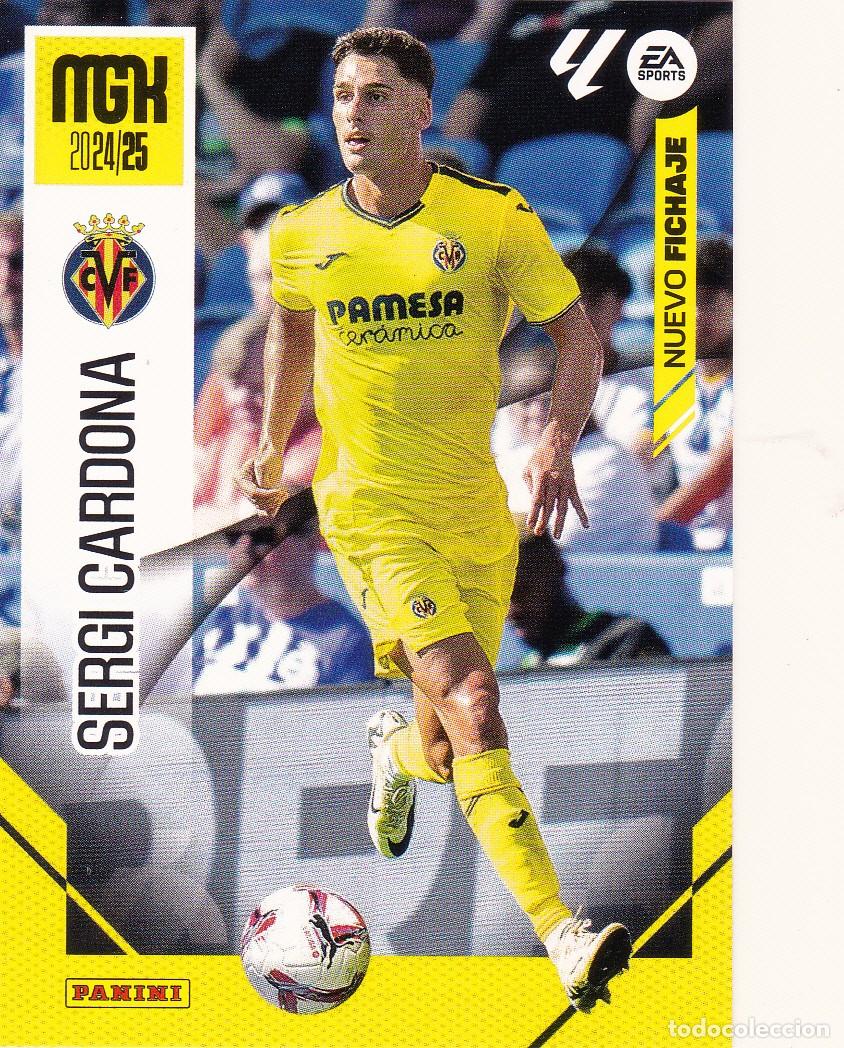 Cromos de f&uacute;tbol: MGK 2024-25 * SERGI CARDONA N&ordm; 440 NUEVO FICHAJE * (NUEVO DE SOBRE) (A-3)