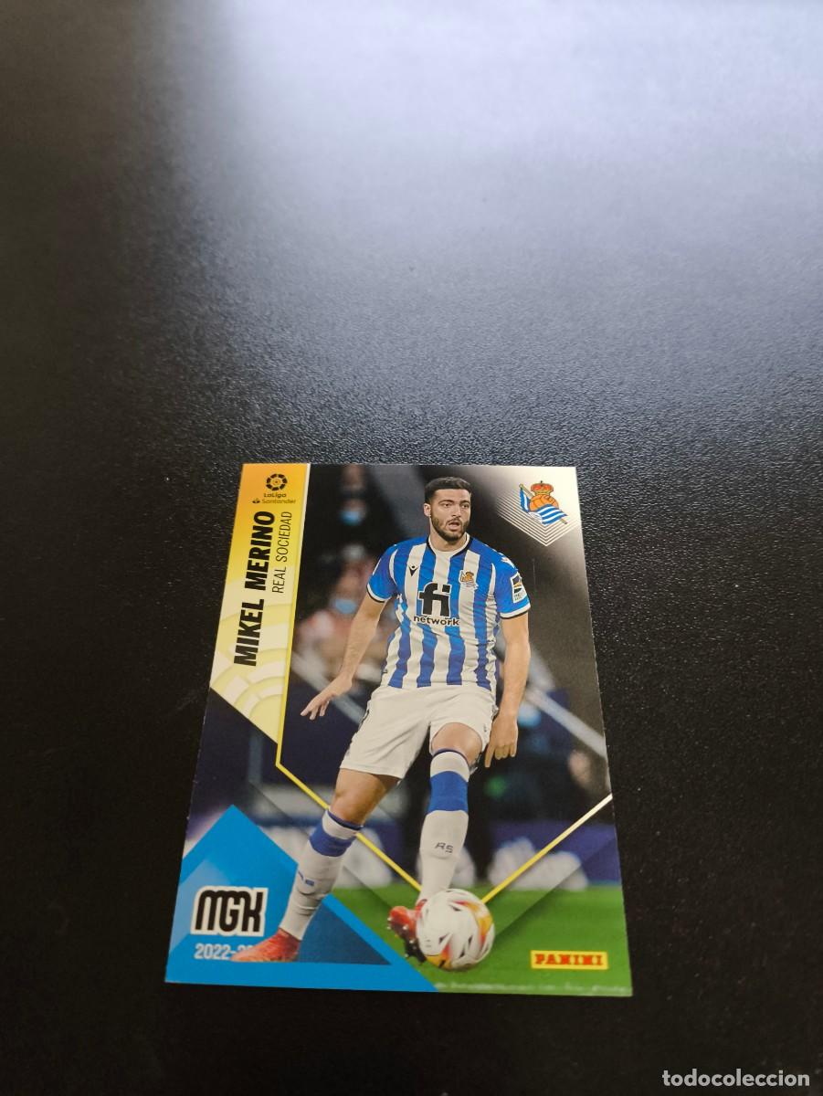 Cromos de f&uacute;tbol: 290 Mikel Merino REAL SOCIEDAD PANINI LIGA MEGACRACKS MGK 2022 2023 22 23 NO ESTE ADRENALYN