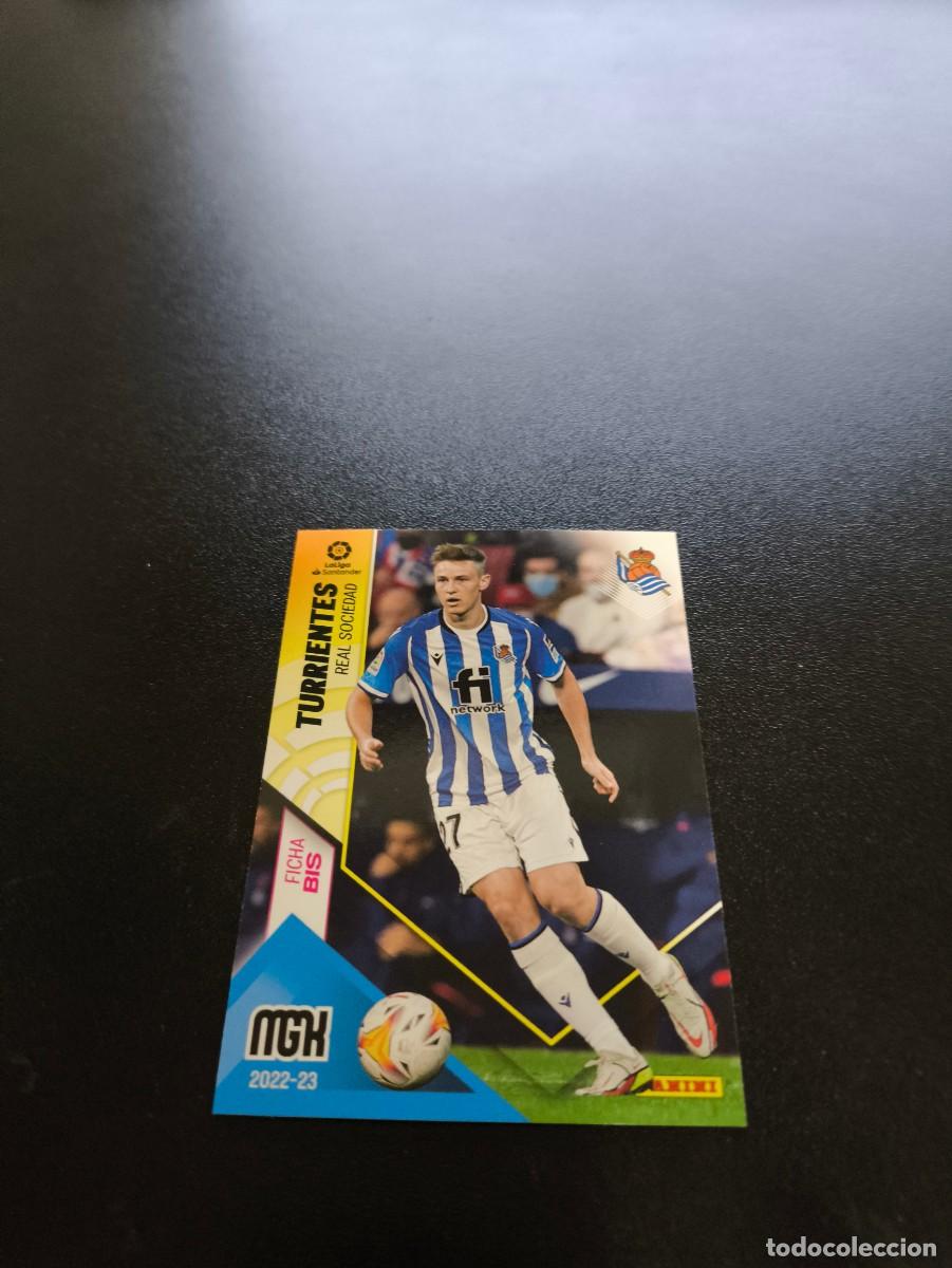 Cromos de f&uacute;tbol: 292 BIS Turrientes REAL SOCIEDAD PANINI LIGA MEGACRACKS MGK 2022 2023 22 23 NO ESTE ADRENALYN