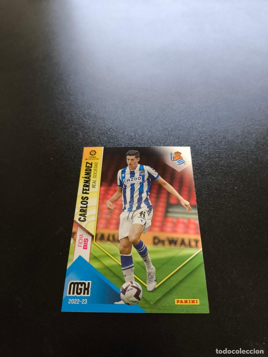 Cromos de f&uacute;tbol: 295 BIS Carlos Fern&aacute;ndez REAL SOCIEDAD PANINI LIGA MEGACRACKS MGK 2022 2023 22 23 NO ESTE ADRENALYN