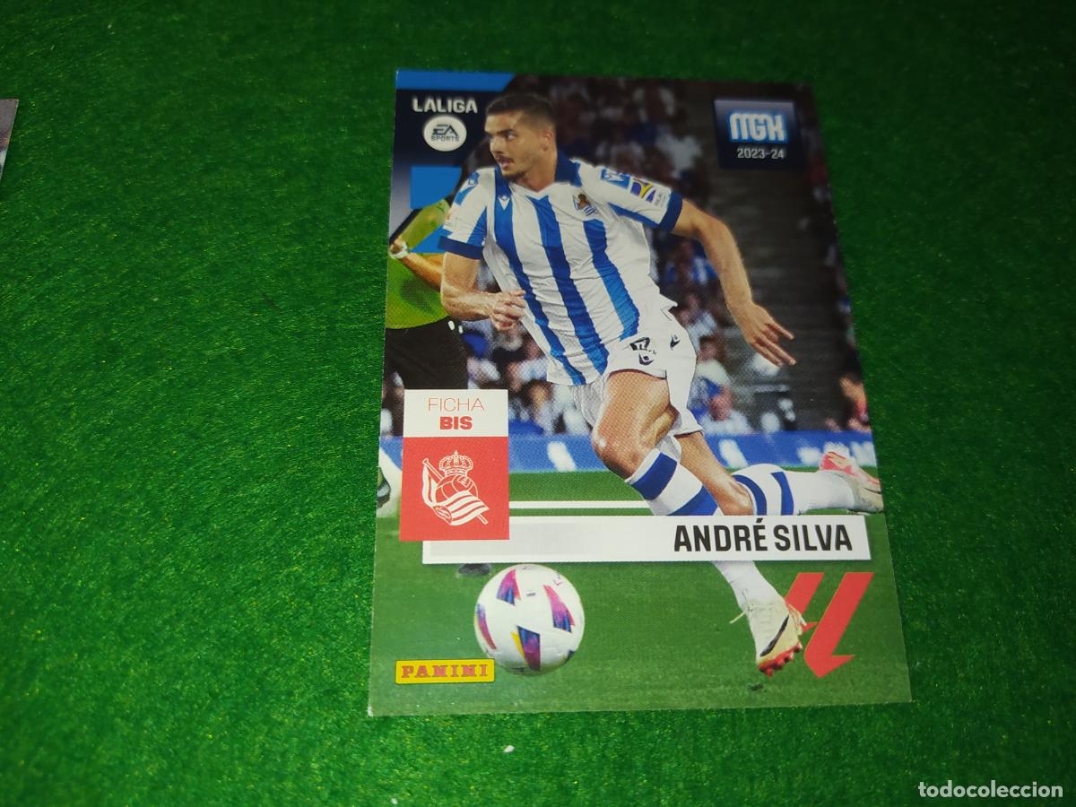 Figurine di Calcio: EDICION LIMITADA MGK 2023 2024 FICHA BIS ANDRE SILVA REAL SOCIEDAD