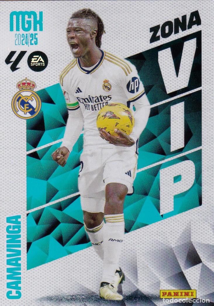 Figurine di Calcio: MGK 2024-25 *CAMAVINGA N&ordm; 392 - ZONA VIP * (NUEVO DE SOBRE) (A-3)