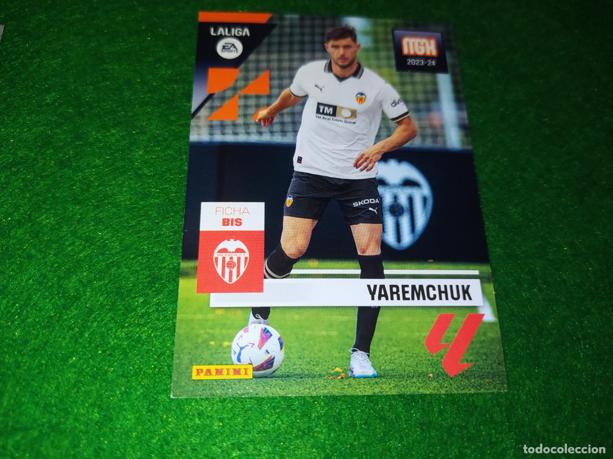 Figurine di Calcio: EDICION LIMITADA MGK 2023 2024 FICHA BIS YAREMCHUK VALENCIA