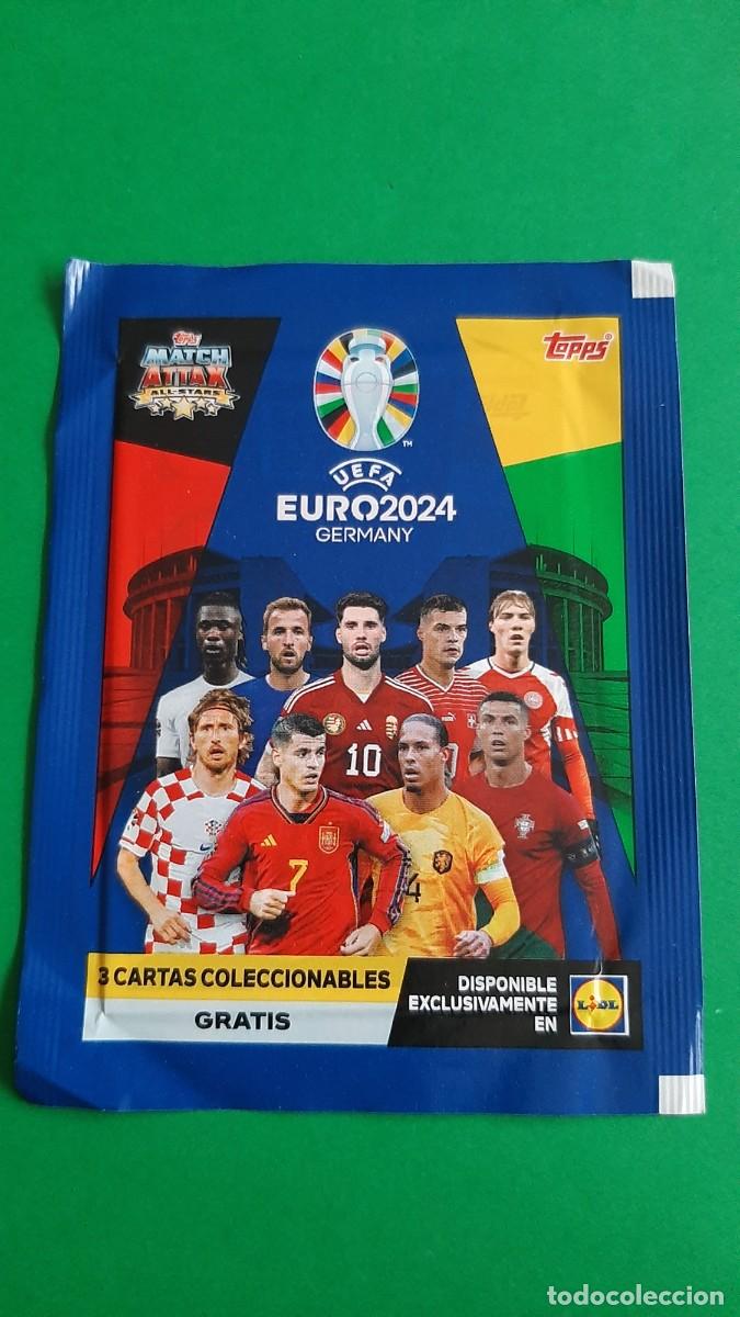 Figurine di Calcio: (TOPPS)(EURO2024)(LIDL) SOBRE SIN ABRIR EDICI&Oacute;N LIMITADA DE LIDL 2024