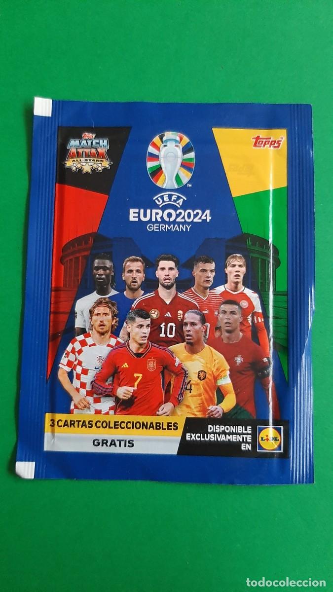 Cromos de f&uacute;tbol: (TOPPS)(EURO2024)(LIDL) SOBRE SIN ABRIR EDICI&Oacute;N LIMITADA DE LIDL 2024